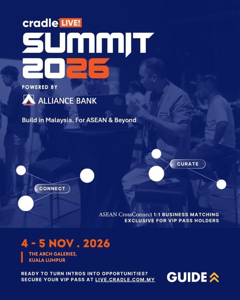 ASEAN CrossConnect 1:1 business matching, exclusive for VIP pass holders. Connect for fast-paced networking, or Curate for deeper conversations. 4–5 Nov 2026, The Arch Galleries, Kuala Lumpur.